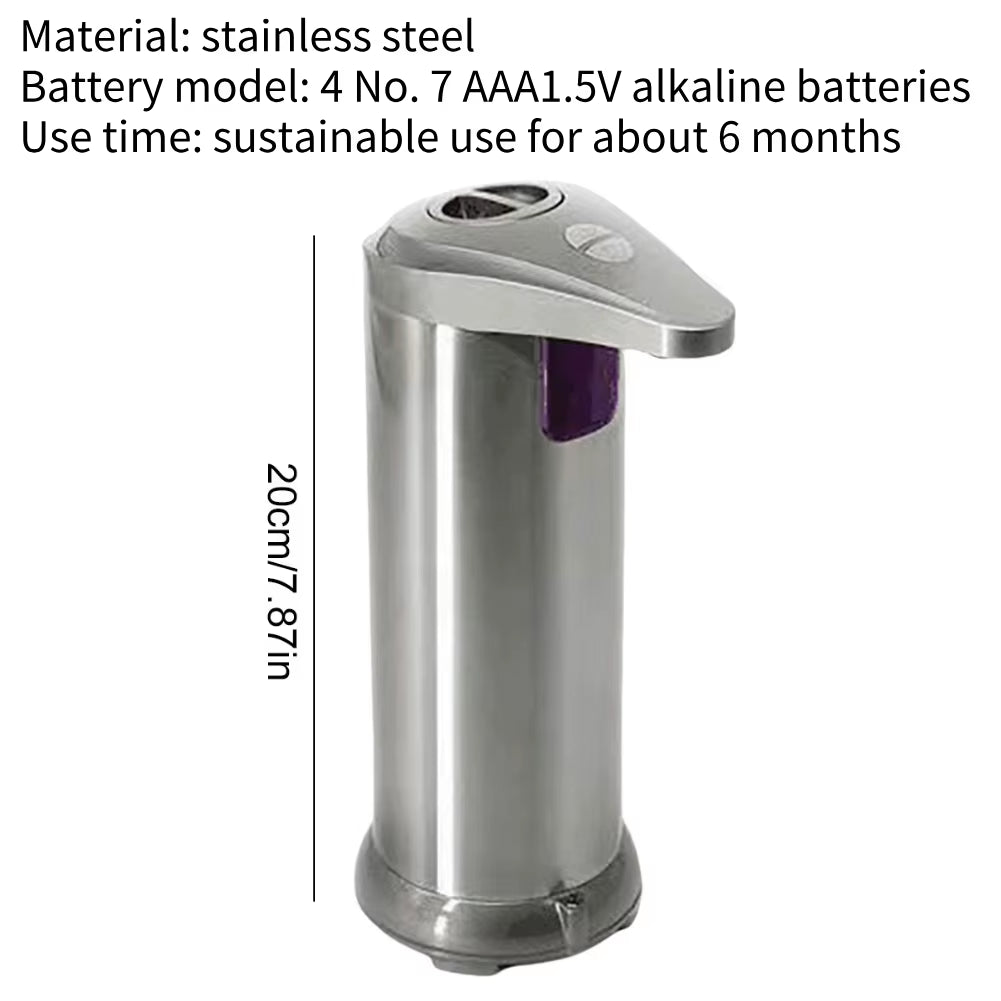 Automatic Soap Dispenser Infrared Motion Sensor Touchless Soap Dispenser Electric Automatic Soap Dispenser for Kitchen Bathroom