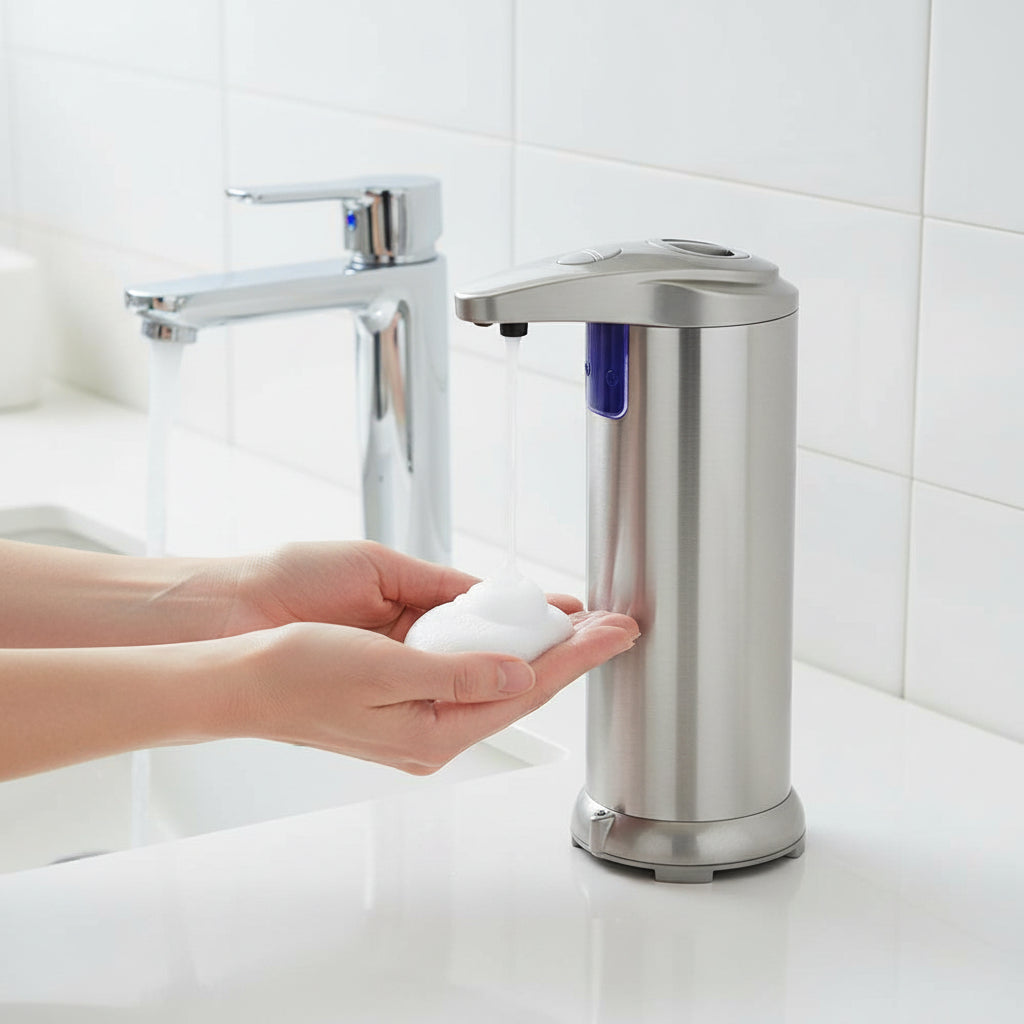 Automatic Soap Dispenser Infrared Motion Sensor Touchless Soap Dispenser Electric Automatic Soap Dispenser for Kitchen Bathroom